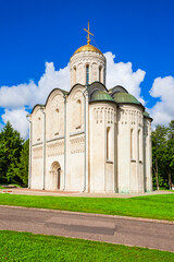 Fototapeta na wymiar Saint Demetrius Cathedral in Vladimir, Russia