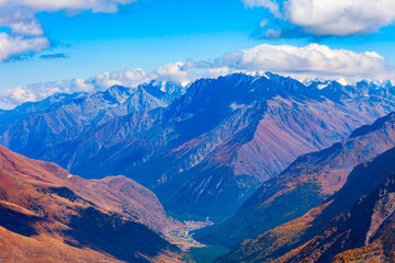 Mountains in Mount Elbrus region, Russia