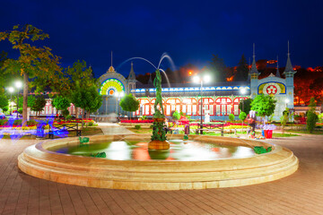 Fountain in Pyatigorsk city, Russia