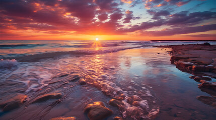 Serenity Unveiled: The Enchanting Splendor of a Mesmerizing Sunset