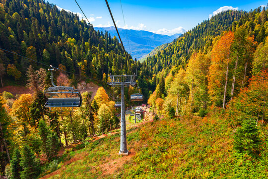 Cable car at Rosa Khutor, Sochi