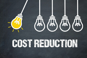Fototapeta premium Cost reduction 