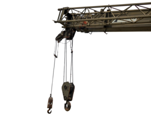 crane on a white background,png file