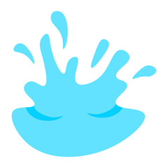 Water Splash Illustration Set Collection