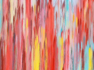 Colorful oil paint brush abstract background red