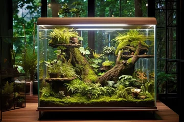 Foto op Canvas Enclosure Terrarium, miniature ecosystem © Exotic Escape