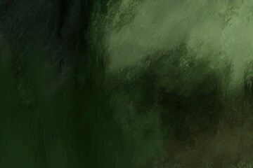 Abstract watercolor background of thick green and black smoke