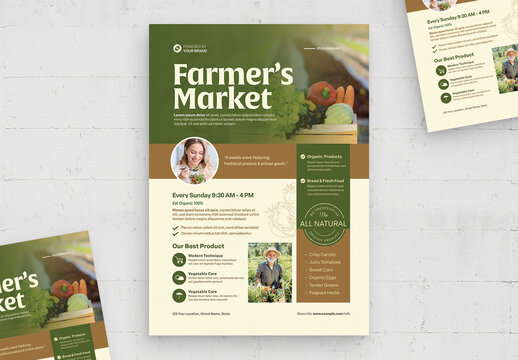 Farmer Market Flyer Template