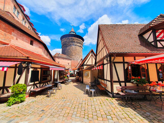 Handwerkerhof or Crafts Yard in Nuremberg