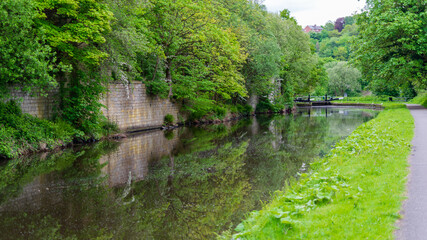 Obraz premium Mill Ruins on the canal
