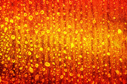 Wallpaper from rusty metal, Hot abstract background