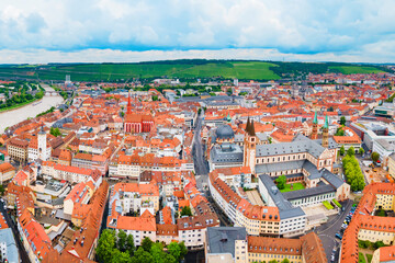 Wurzburg old town in Bavaria, Germany © saiko3p