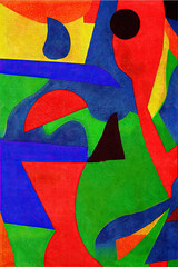 Abstract Avant-Garde Painting Composition Unleash Your Imagination with Mesmerizing Designs