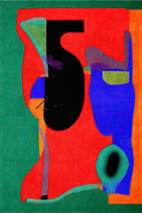 Abstract Avant-Garde Painting Composition Unleash Your Imagination with Mesmerizing Designs