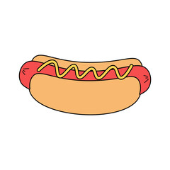 Doodle Food Illustration Set Collection