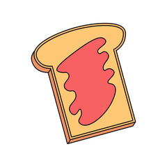 Doodle Food Illustration Set Collection