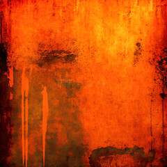 Special orange tones grunge background, generative ai technology