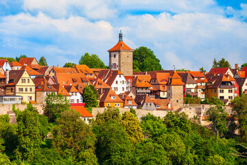 Fototapeta na wymiar Rothenburg ob der Tauber old town
