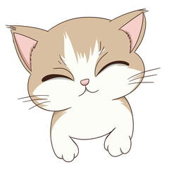 cute cat illustration
