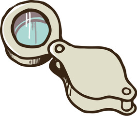 実験器具ルーペ