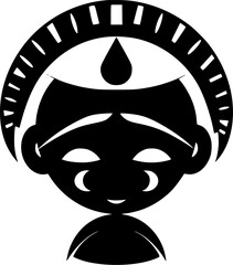 African - High Quality Vector Logo - Vector illustration ideal for T-shirt graphic