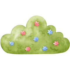 Tree, plant, watercolor tree, jungle, forest, watercolor tree, tree illustration