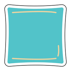 Sticker PILLOW design vector icon design vector line icon svg
