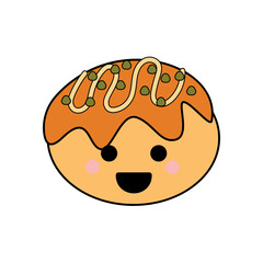 Cute Doodle Japanese Food Illustration