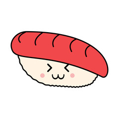 Cute Doodle Japanese Food Illustration