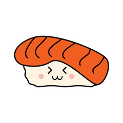 Cute Doodle Japanese Food Illustration