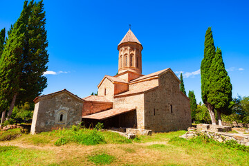Fototapeta na wymiar Ikalto Monastery Complex in Kakheti, Georgia