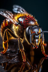 Bumblebee, closeup