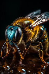 Bumblebee, closeup