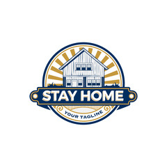 estate or home logo vintage