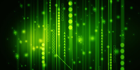 Obraz premium 2d illustration Abstract futuristic electronic circuit technology background