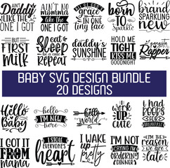 Baby svg design bundle