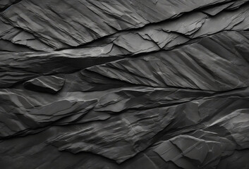 Slate Noir.Dark Grey Black Slate Background for Sleek and Elegant Designs