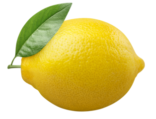 Delicious lemon cut out