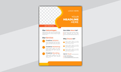 Corporate business flyer design and digital marketing agency