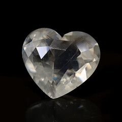 Heart Shaped diamond gem jewel, 