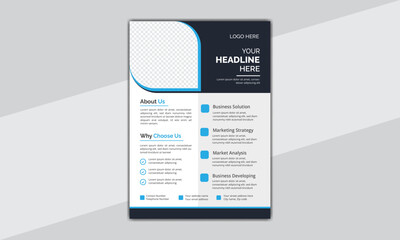 Corporate Business flyer template vector design
