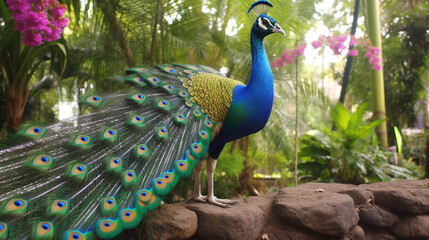 Obraz premium A photography bold nurture the beauty of a colorful Generative AI 