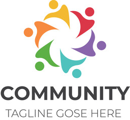 vector group community  logo template