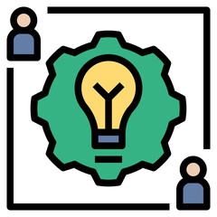 exchang filled outline style icon