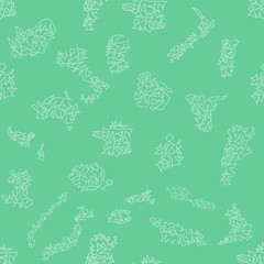 Pattern in colors palette of pool A with abstract map of rugby competition 2023 participants.