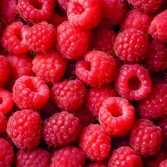 raspberries close-up