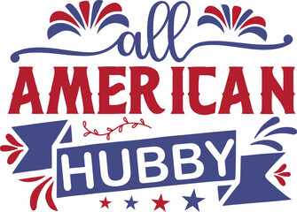 Naklejka premium 4th Of July Design