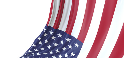 Obraz premium a close up picture of an american flag