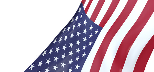 Obraz premium a close up picture of an american flag