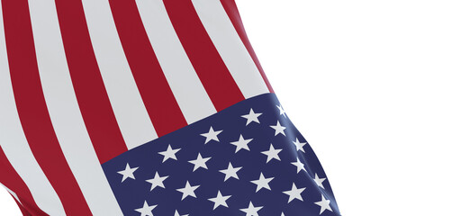 Obraz premium a close up picture of an american flag